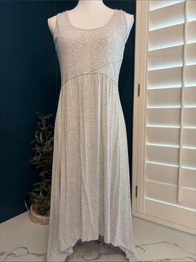 Spense high low knit gray sundress